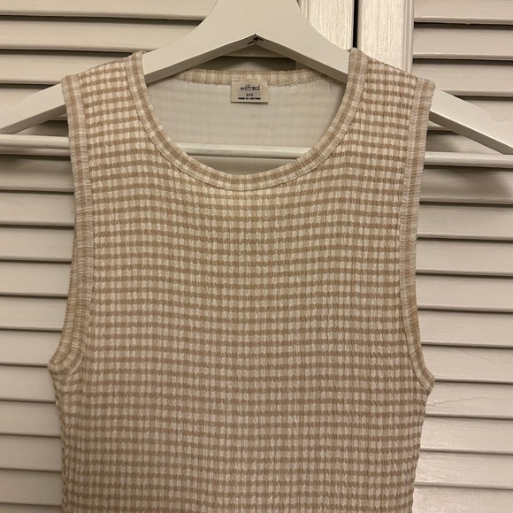 ARITZIA WILFRED Plaid Body-con dress with slit - Picture 2 of 4